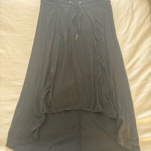 Athleta Black High Low Skirt